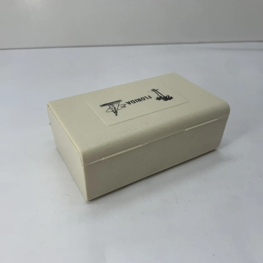 Florida‎ Souvenir Plastic Soap Holder Travel Case Vintage Bathroom Accessory